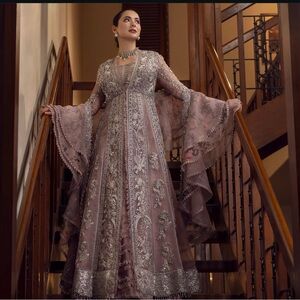 Pakistani Crimson Brand Shalwar Kameez Purple